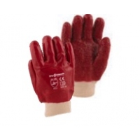 Red PVC Heavy Duty Gloves